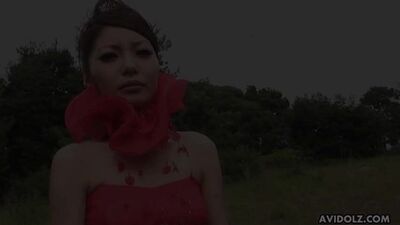 Японская модель, Sakurako поедает свежую сперму, без цензуры