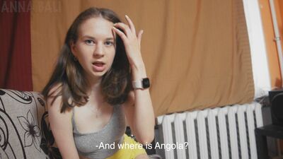 Мой сводный брат выиграл поездку в Анголу, а я выиграл поездку к его хую. Анна Бали