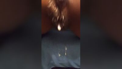 Зрелая чернокожая бабушка, конская сумасшедшая с кримпаем