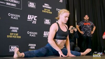 UFC 215 - Amanda Nunes, Valentina Shevchenko - Открытая тренировка