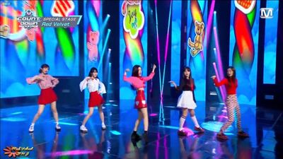 170312 Red Velvet @ Mnet Japan M! Countdown Backstage