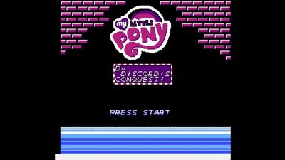 My Little Pony. Dr. Discord's Conquest! (Mega Man 3 Hack) [No Damage - Princess Luna]