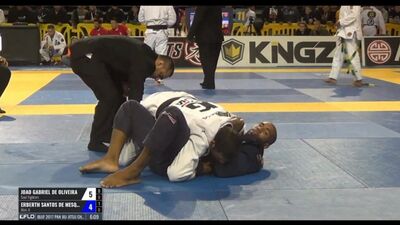 Joao Gabriel De Oliveira vs Erberth Santos De Mesquita IBJJF 2017 Pan Jiu-Jitsu Championship