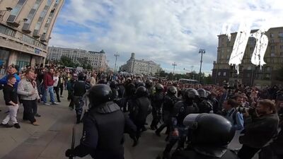 Задержание Павла Устинова - 3 августа 2019