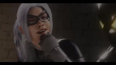 ↬ spider-man ps4 ; black cat