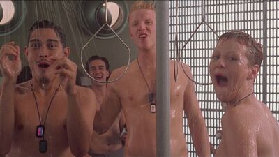 Blake Lindsley, Tami-Adrian George, Brooke Morales, Dina Meyer Nude - Starship Troopers (1997) 1080p Watch Online