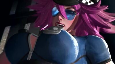 (Sound)Poison&Juri Han futanari on female [Street fighter;Porn;Hentai;Blowjob;Dickgirl;R.34;Sex;Sfm;порно;хентай;фута]