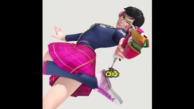 Школьница D.Va - Легендарный Облик Годовщина Overwatch 2019