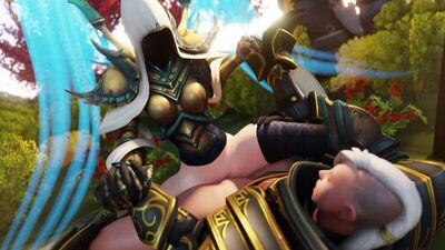 Auriel x Johanna Scissoring - 3D Porn / 3Dポルノ