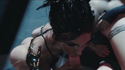Cyberpunk 2077 - Fem V gets a new cyber ware upgrade - 3D Porn / 3Dポルノ