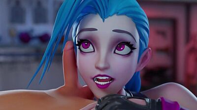 Jinx Blowjob - 3D Porn / 3Dポルノ