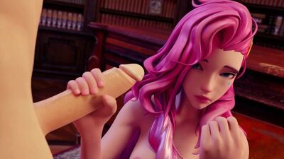Nude Seraphine Blowjob - 3D Porn / 3Dポルノ