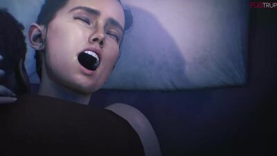 Rey - BBC; missionary; sound; vaginal fucked; orgasm; 3D sex porno hentai; (by Fugtrup) [Star Wars]