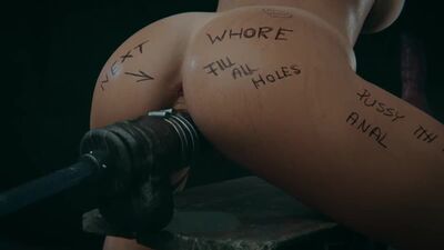 Lara Croft - fuck machine; black dildo; doggystyle; slut; whore; vaginal fucked; anal; pussy; 3D sex porno hentai; [Tomb Raider]