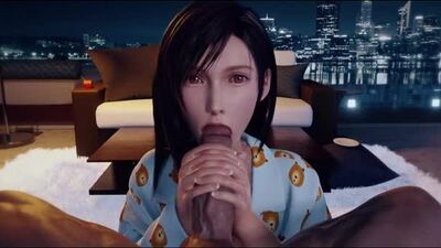 Tifa Lockhart - handjob; masturbation; oral sex; minet; blowjob; deepthroat; cumshot; orgasm 3D sex porno hentai [Final Fantasy]