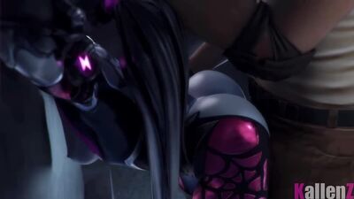 Widowmaker - doggystyle; domination; big ass; vaginal fucked; 3D sex porno hentai; [Overwatch]