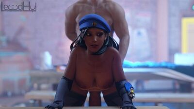 (Sound)Ana Amari male on futanari ver.1 [Overwatch;Porn;Hentai;Dickgirl;R34;Sex;Blender;порно;секс;хентай;футанари;овервотч]