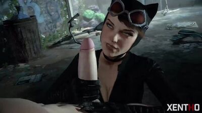 (Sound)Catwoman pov oral, handjob ver.2 [DC, Selina Kyle;Porn;Hentai;R34;Sex;SFM;порно;секс;хентай]
