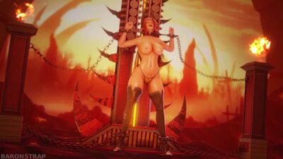 Sinia - succubus; tickled WM; BDSM; masturbation; big tits; big boobs; 3D sex porno hentai; [Ryan Reos Original Character]