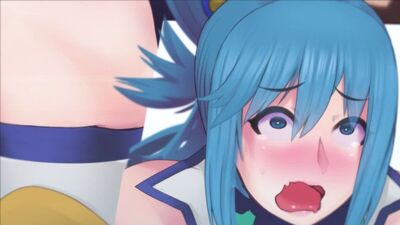 (Sound)Aqua sex animation [Konosuba;Porn;Hentai;Anal;R34;порно;секс;хентай;коносуба]