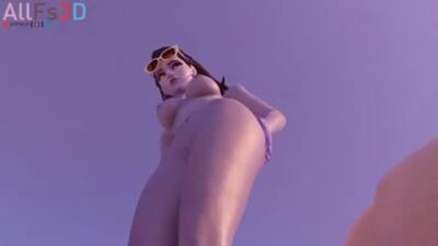 Widowmaker foot on face