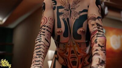 (Sound) Jack sex - Getting slammed ver.blacked-pierced [Mass Effect, IckySticky;Porn;Hentai;R34;Blender;порно;хентай]