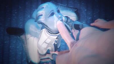 (Sound) Liara T'Soni pov blowjob ver.full [Mass Effect, Idemi;Porn;Hentai;Oral;R34;4K;Sex;Blender;порно;хентай]