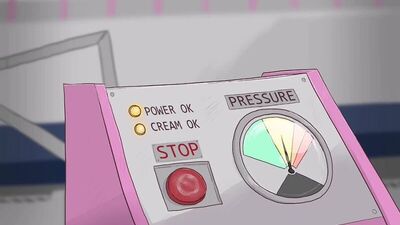 Cake inflation cat girl