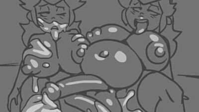 Double princess peach futanari keycock