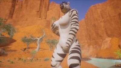 Furry yiff Wild Life Kenda zebra and Vark