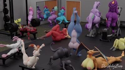 Furry yiff gym pokemon