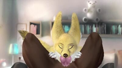 2d Yiff Straight Furry Porn Sex E621 FYE fennec deeptroat blowjob knot