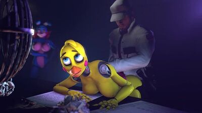 3D Yiff by Vyne Furry Porn Sex E621 Straight Fnaf Five Nights at Freddies R34 Rule34 Toy Chica Doggy Style
