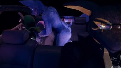 3D Yiff by Twitchyanimation Furry Porn Sex E621 Gay hyena in public Anal