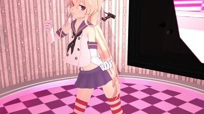 【MMD】島風でPINK CAT【R-18】