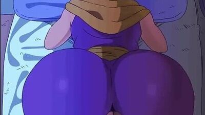 Chi Chi - gif; animation; buttjob; masturbation; 3D sex porno hentai; (by @18DART1) [Dragon Ball Z]