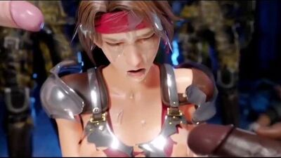 Jessie Rasberry x Tifa Lockhart - group sex; gangbang; BBC; blacked; interracial hentai; 3D sex porno hentai; [FInal Fantasy]