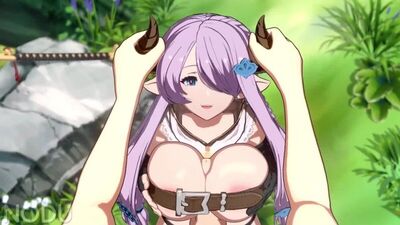 Narmaya - tittyfuck; paizuri; big tits; big boobs; masturbation; 3D sex porno hentai; (by @NODUSFM) [Granblue Fantasy]