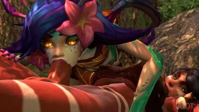 League of Legends Neeko Nidalee futanari porn