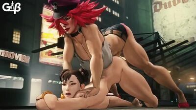 Street fighter 3D futanari porn 3д футанари порно