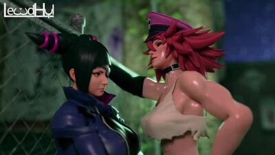 Street Fighter futanari futa 3D porn