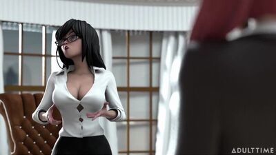 [AdultTime] Hentai Sex School Эпизод 15 (Перерыв директора Колд Снэтча) 3D porn rus vo на русском