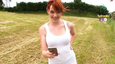 Anny Aurora - MyDirtyHobby - PoCumOn GO - Schwanzluxo ## POV redhead german teen PokemonGO Pokemon GO porn outdoors sex