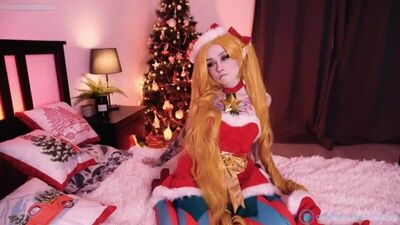 League of Legends Hentai | Lol Porn | [League of Porn] Рождественский горячий косплей Джинкс Эльф (Зираэль) [Лига легенд]