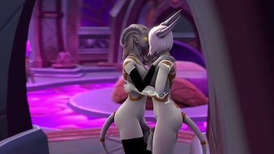 Futanari Draenei World of Warcraft [WoW Futa x Futa Porn Hentai Cumshot SFM NSFW Rule 34 Sex варкрафт]