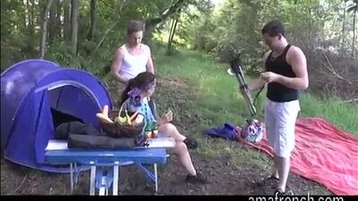 Кемпинг закончился групповухой