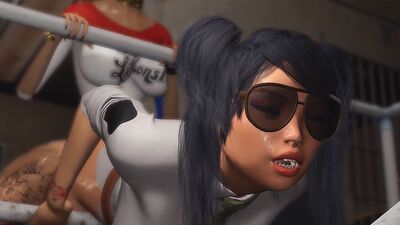 Грубый секс в тюрьме! Харлей жестко трахает тюремную охранницу