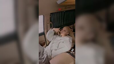 #OTG hit 100M TODAY!!! thank you all so much for the support. celebrating by dancing in the car #onthecar ✨