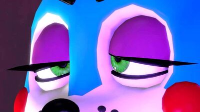 Игрушка Bonnie играет с собой