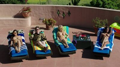 Aria London, Heather Paige Cohn, Mindy Robinson Nude - Road Hard (2015)